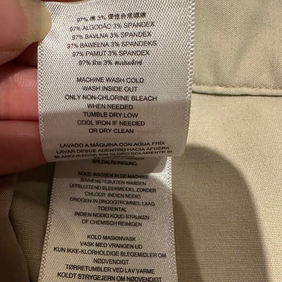 Michael Kors Size 12 Khaki Capris Capsule Wardrobe Beach Cruise Vacation - Picture 10 of 10